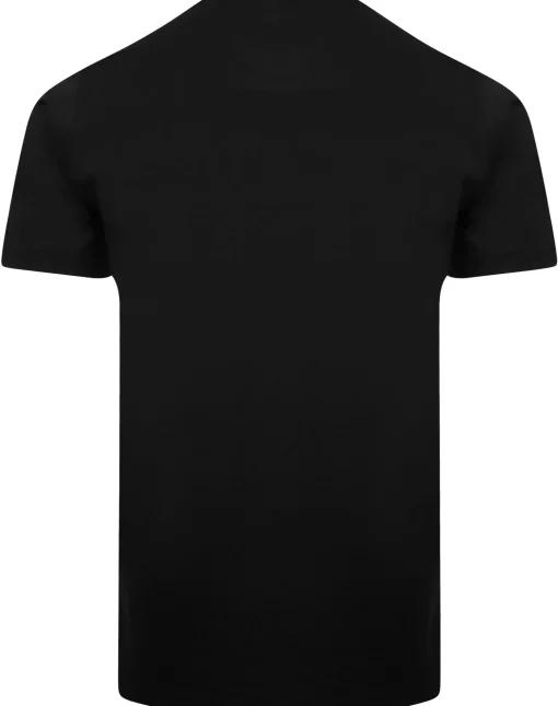 Best Bigdude Plain V-Neck T-Shirt Black Tall T-shirts
