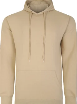 Clearance Bigdude Relaxed Fit Lightweight Hoody Sand Hoodies