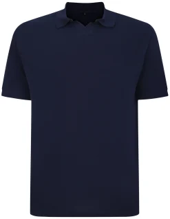 Best Bigdude Revere Polo Shirt Navy Polo Shirts