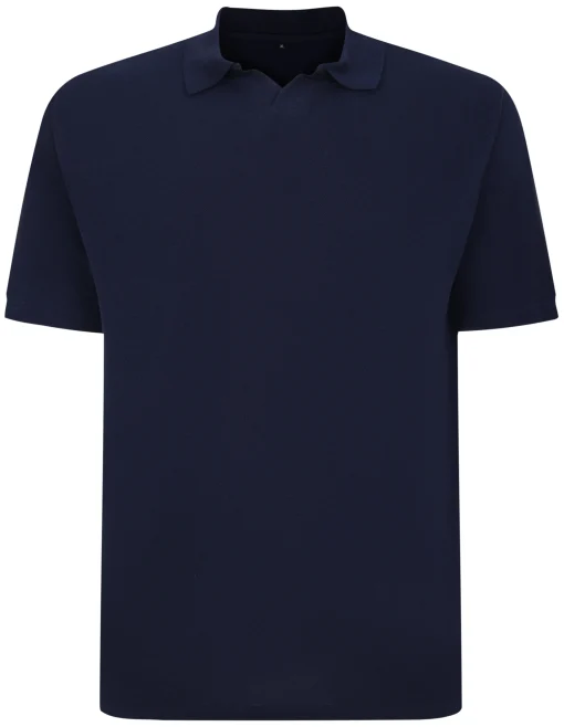 Best Bigdude Revere Polo Shirt Navy Polo Shirts