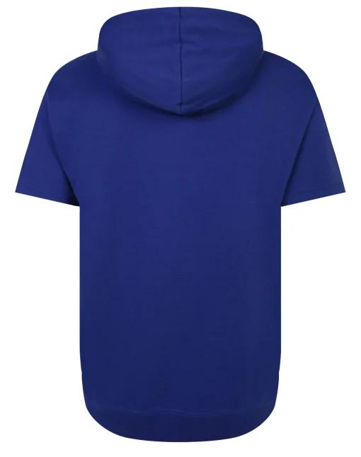 Outlet Bigdude Short Sleeve Hoody Cobalt Blue Tall Hoodies
