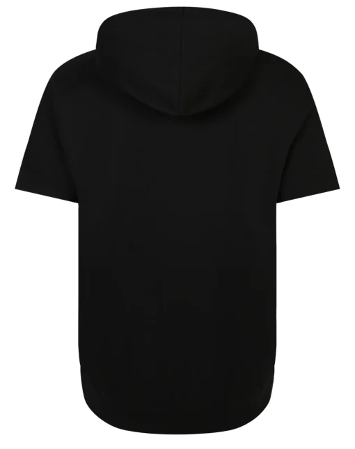 New Bigdude Short Sleeve Hoody Black Hoodies