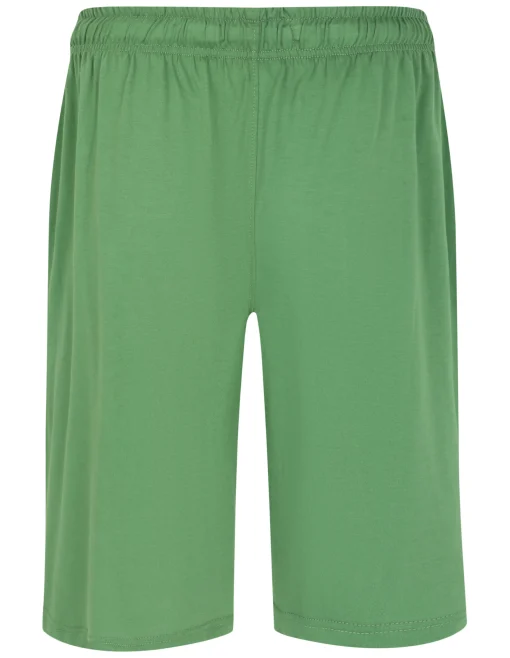 Fashion Bigdude Short Sleeve Pyjama Set Deep Green Pajama Sets|Pajamas