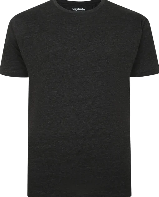 Online Bigdude Short Sleeve Pyjama Set Charcoal Pajama Sets|Pajamas