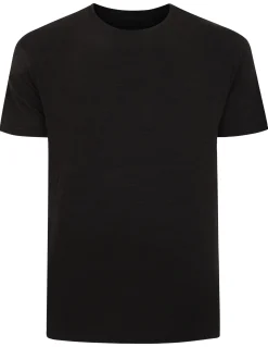 Hot Bigdude Space Dye T-Shirt Charcoal Tall T-shirts