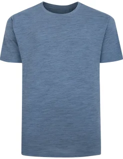 Clearance Bigdude Space Dye T-Shirt Navy Tall T-shirts