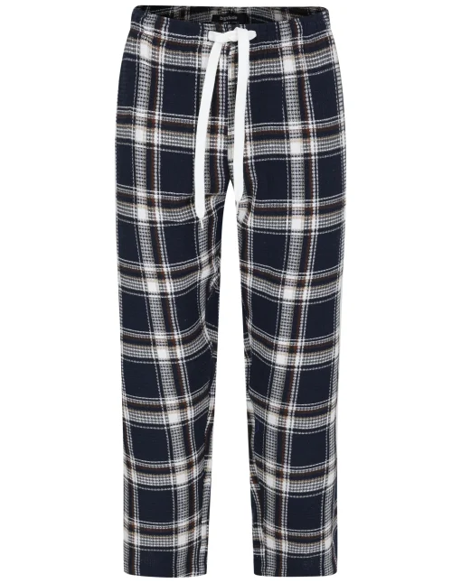 Best Bigdude Twin Pack Waffle PJ Pants Burgundy/Navy Pajama Bottoms|Pajamas