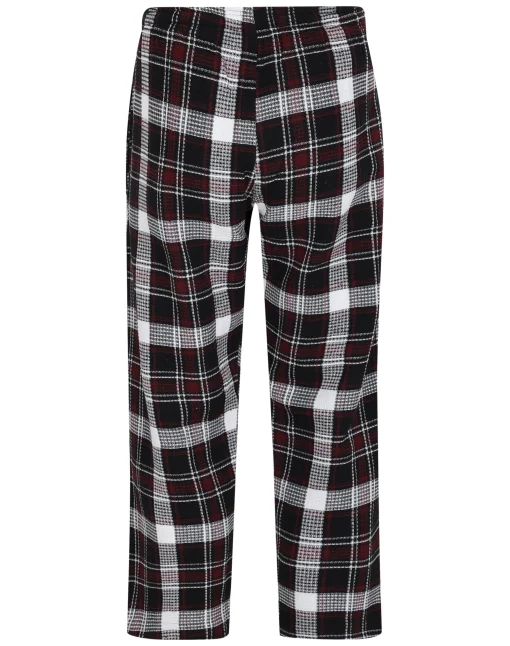 Best Bigdude Twin Pack Waffle PJ Pants Burgundy/Navy Pajama Bottoms|Pajamas